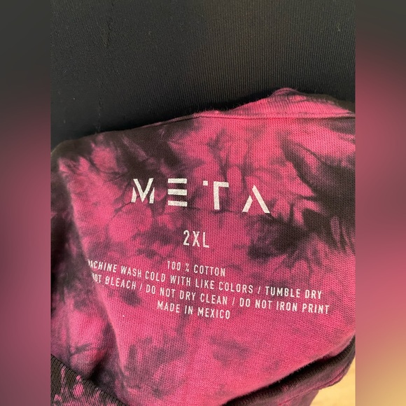 Paymoneywubby merch Meta Threads Men’s T-shirt Size 2XL Black Pink - Picture 5 of 5